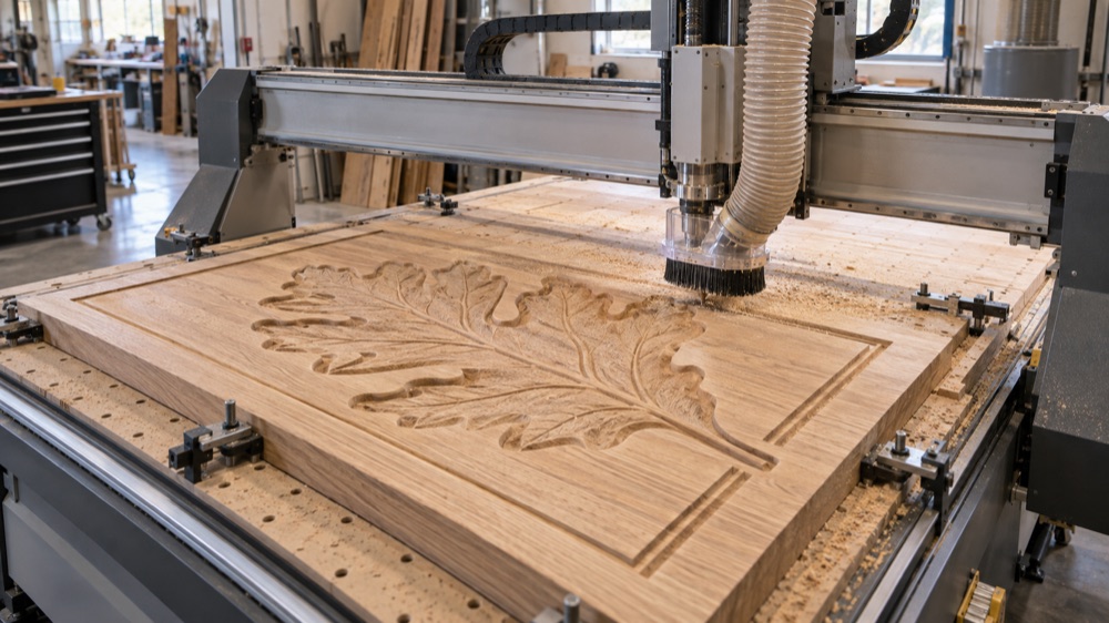 Illustrative Large-format CNC routing process